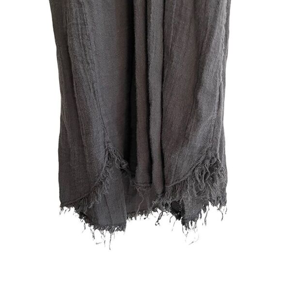 SUNFLOWER Italy Linen Cotton Sleeveless Halter Maxi Dress Grey XS - Picture 4 of 8